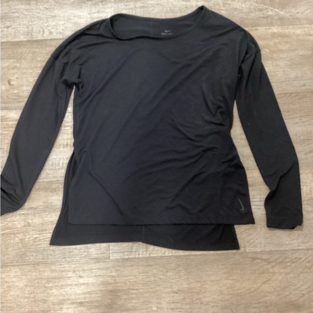 Nike Black Relaxed Long Sleeve Tee